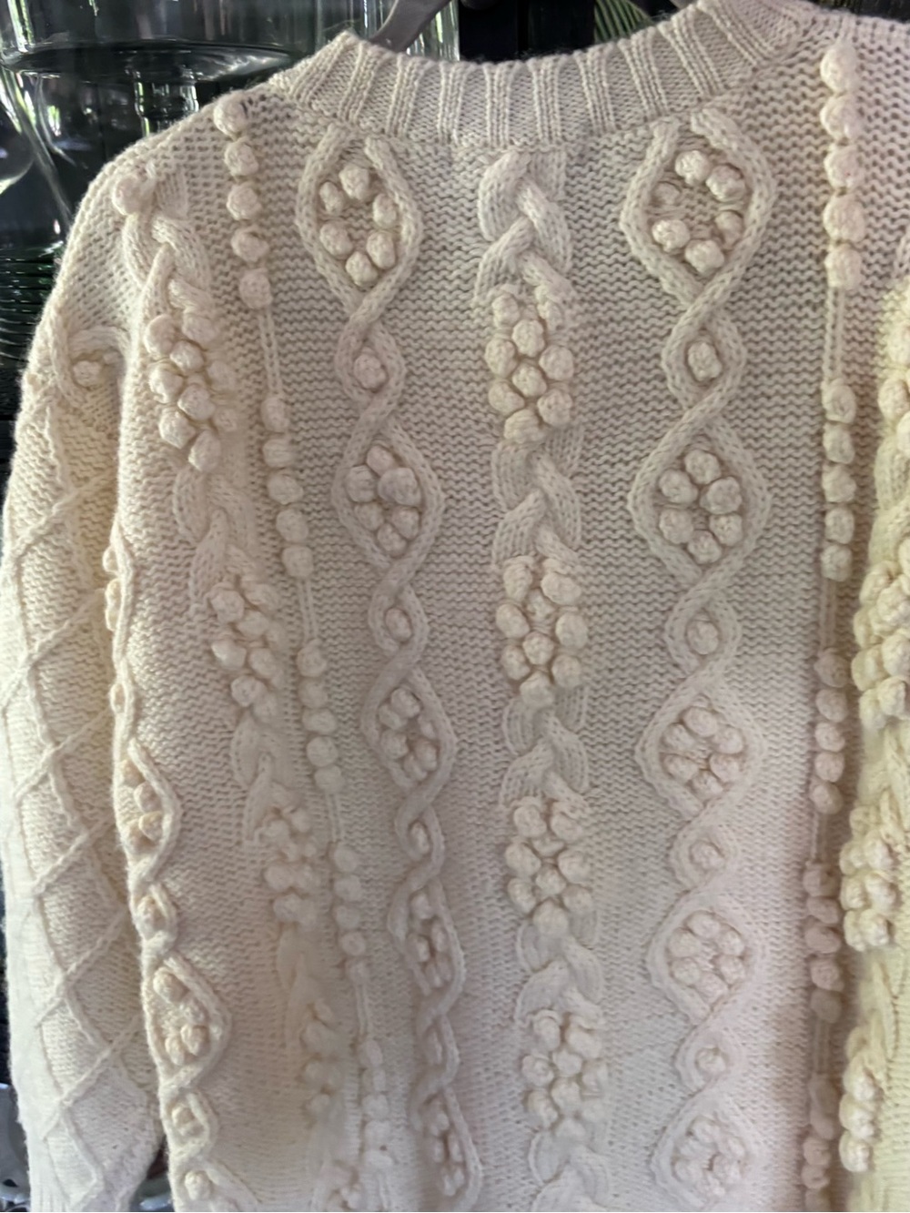 Ruff Hewn 100% Wool Textured Cardigan EUC - Picture 4 of 5